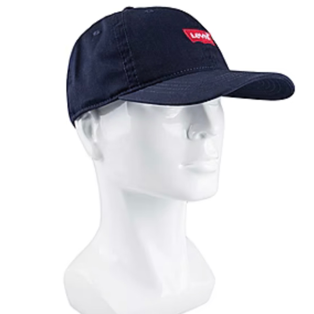 Levis Navy Adjustable Baseball Cap Hat Mens Nwt New